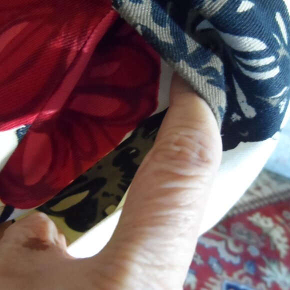 Moschino CheapandChic Ivory Multi Color Floral Print Sheath Dress Size 8 - Picture 10 of 16